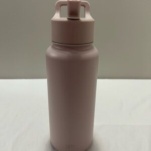 simple modern Pink Insulated Water Bottle - Sleek Carry Lid